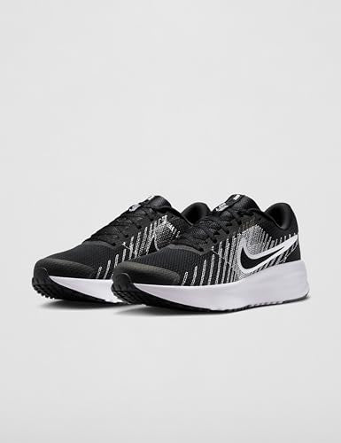 Nike Men's Run Defy Road Running Shoes, Black/White, 13