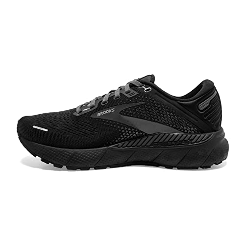 Brooks Adrenaline Gts Women's 22 Lighter Cushion Body Supprt Trainers, Black Black Ebony, 6.5 US