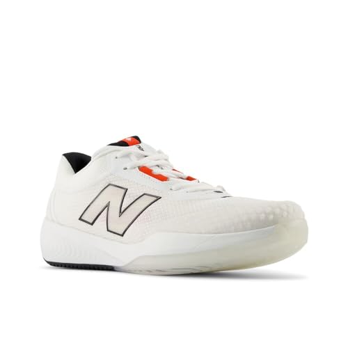 New Balance Men's FuelCell 996 V6 Tennis Shoe, White/Navy, 10.5 M
