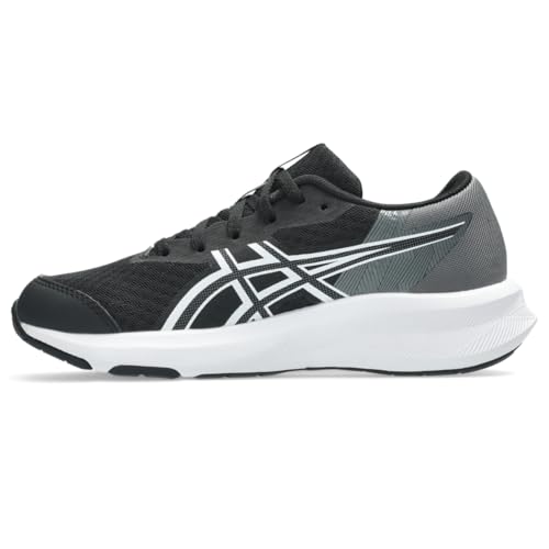 ASICS Kid's Patriot 14 GS Running Shoes, 7, Black/White