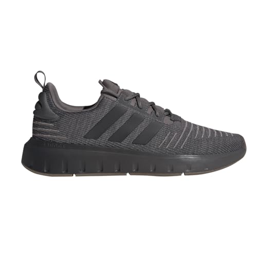 adidas Mens Swift Run Lace Up Sneakers Shoes Casual - Black - Size 5 M