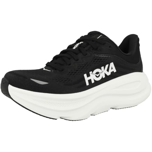 Hoka Women's Bondi 9 Black/White 7.5 Medium
