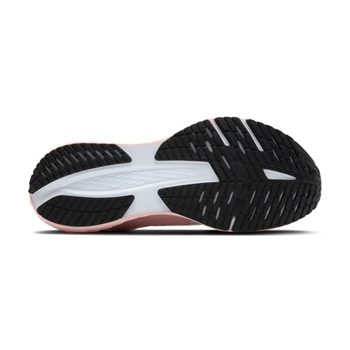 Brooks Women’s Launch 11 Neutral Running Shoe - White/Gold/Pink - 10 Medium