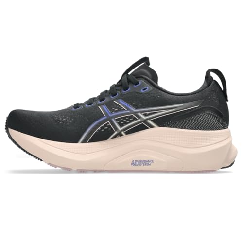 ASICS Women's Gel-Kayano 32 Running Shoes, 8, Black/Pearl Pink