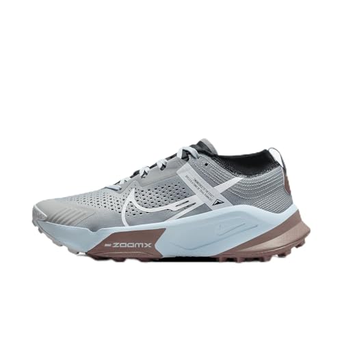 Nike Zegama Women's Trail Running Shoes (DH0625-005, Light Smoke Grey/Black/Glacier Blue/White) Size 10.5 - product image