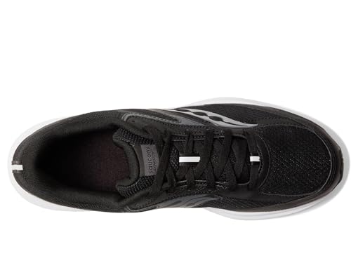 Saucony Men's Cohesion 17, Black/White, 10