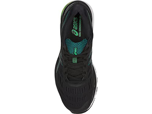 ASICS Men's Gel-Cumulus 20 Running Shoes, 10.5, Black/Beryl Green