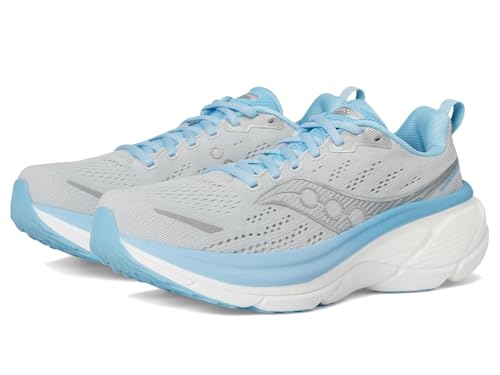 Saucony Women's Hurricane 25 Sneaker, Cloud/Breeze, 9.5