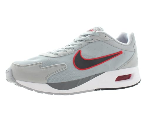 Nike Air Max Solo Men's Shoes (DX3666-004, Wolf Grey/Cool Grey/University Red/Black) Size 11