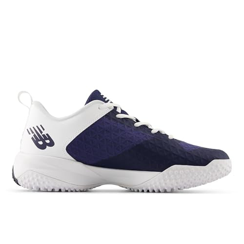 New Balance Men's FuelCell 4040 V8 Turf-Trainer Baseball Shoe, Team Navy/White, 10 M