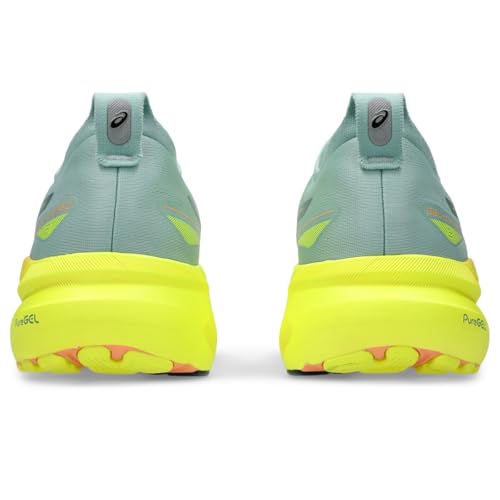 ASICS Men's Gel-Kayano 31 Running Shoes, 10, Light Celadon/Safety Yellow - alternate view 6
