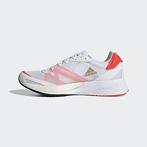 adidas Adizero Adios 6 Womens Shoes Size 5.5, Color: White/Gold/Red