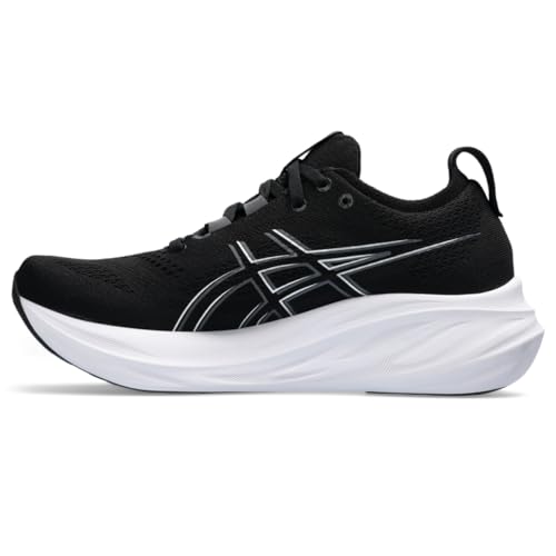 ASICS Women's Gel-Nimbus 26 Running Shoe, 10, Black/Graphite Grey