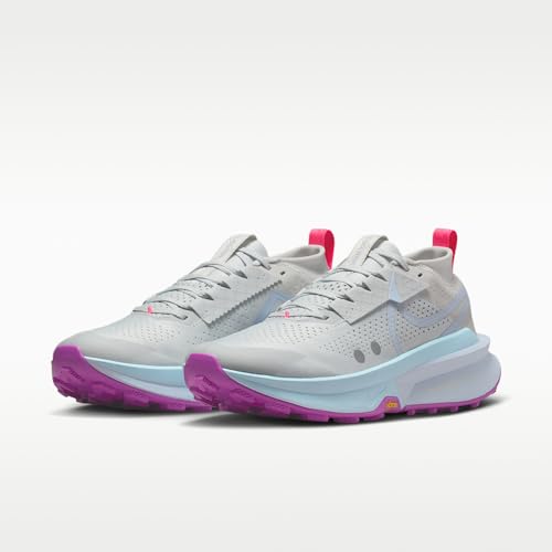 Nike Zegama 2 Men's Trail Running Shoes (Photon Dust/Glacier Blue/Hyper Pink/Hydrogen Blue) Size 13 - alternate view 5