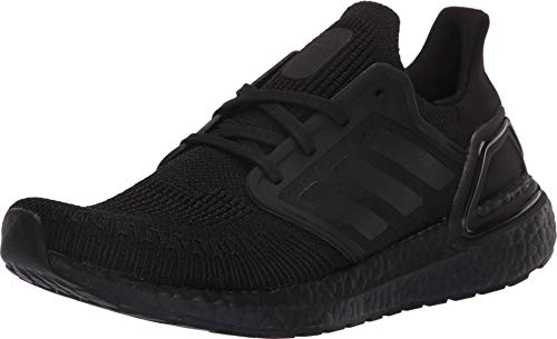 adidas womens Ultraboost 20 Sneaker, Black/Grey Solar Red, 5.5 US