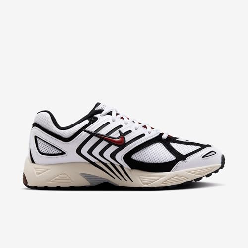 Nike Air Pegasus 2005 Men's Shoes (HQ5403-101, White/Pale Ivory/Metallic Silver/Dark Team Red) Size 10