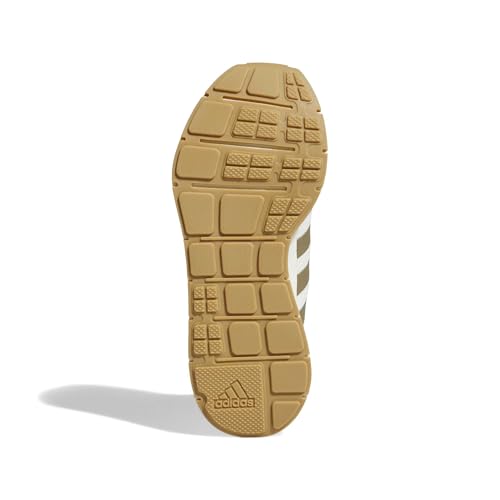 adidas Women's Swift Run 1.0, Off White/Khaki/Wonder Quartz, 8