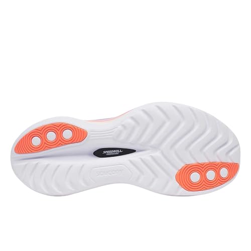 Saucony Women's Endorphin Trainer Sneaker, Aster/Marine, 9.5