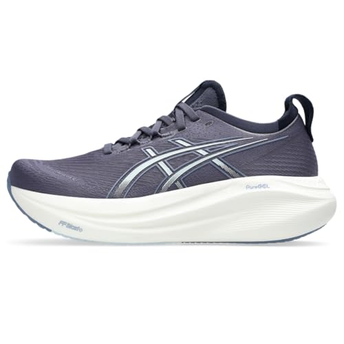 ASICS Women's Gel-Nimbus 27 Running Shoe, 10, Indigo Fog/Cool Grey