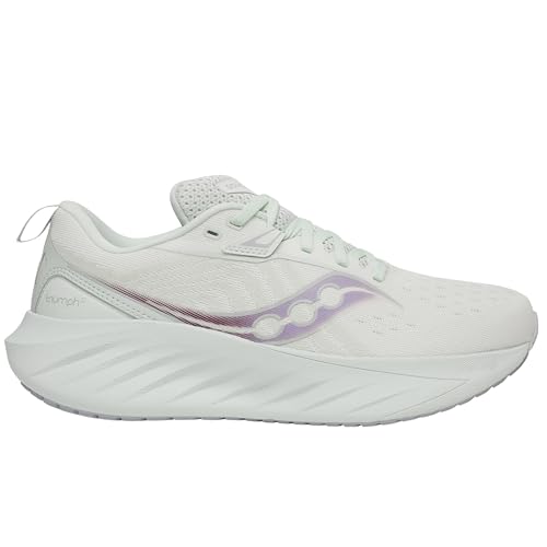 Saucony Women's Triumph 22 Sneaker, White/Foam, 9.5