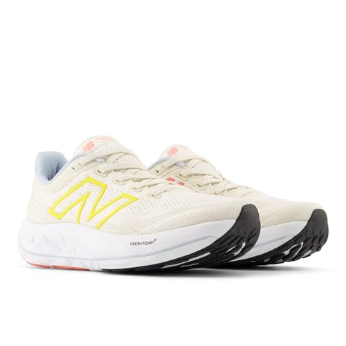 New Balance Women's Fresh Foam X Vongo V6 Running Shoe, Sea Salt/Lemon Zest/Light Chrome Blue, 12 W