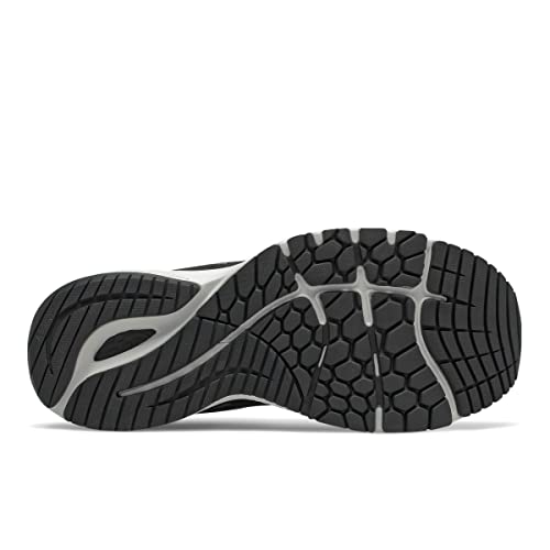 New Balance Women's Fresh Foam X 860 V12 Running Shoe, Black/White, 10.5 M