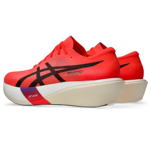ASICS Unisex METASPEED Edge Tokyo Running Shoes, 9M / 10.5W, Flash RED/Black