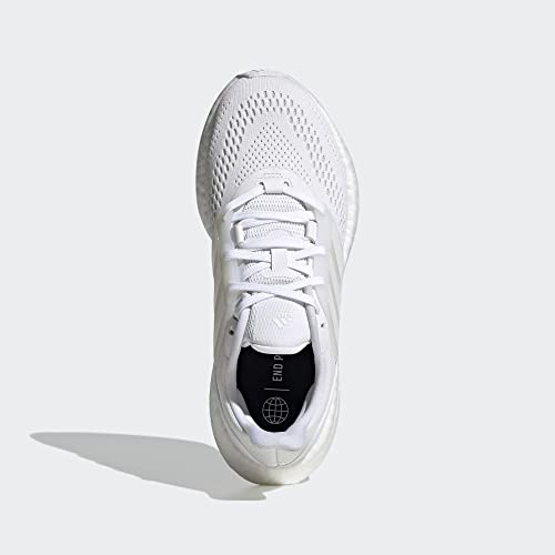 adidas Women's Pureboost 22 Running Shoe, White/White/Crystal White, 7.5