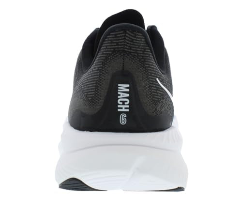 HOKA Mach 6 Mens Shoes Size 11.5, Color: Black/White