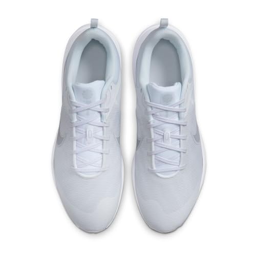 Nike Men's Downshifter 12 Running Shoe, White Pure Platinum White, 11 US