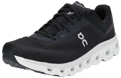 ON Cloudflow 4 Men's Road Running Shoes Sneakers (Black/White, US Footwear Size System, Adult, Men, Numeric, Medium, 11.5)