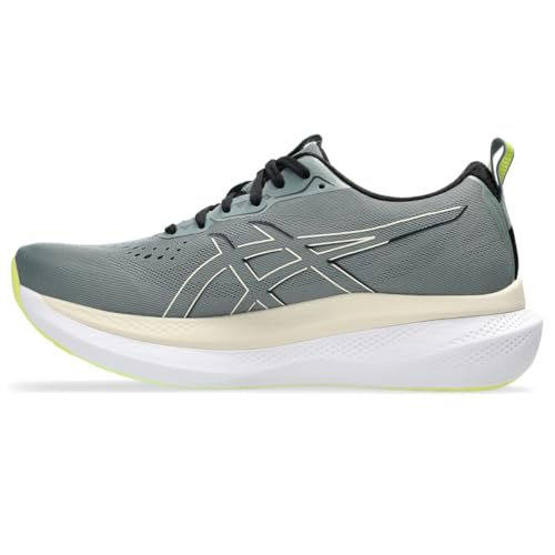 ASICS Men's GLIDERIDE MAX Running Shoes, 11, Monument Blue/Vanilla