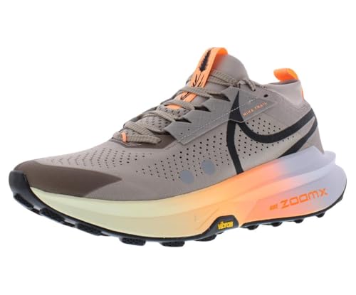 Nike Zoomx Zegama Trail 2 Unisex Shoes Size 11, Color: Taupe/Black/Ghost/Alabaster