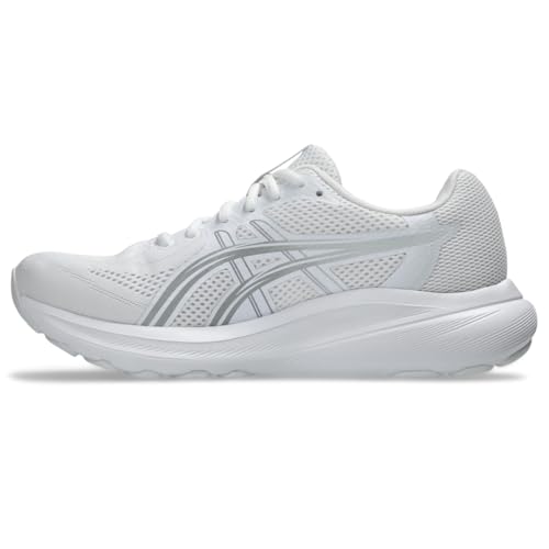 ASICS Women's Gel-Contend 10 Running Shoes, 7.5, White/Concrete