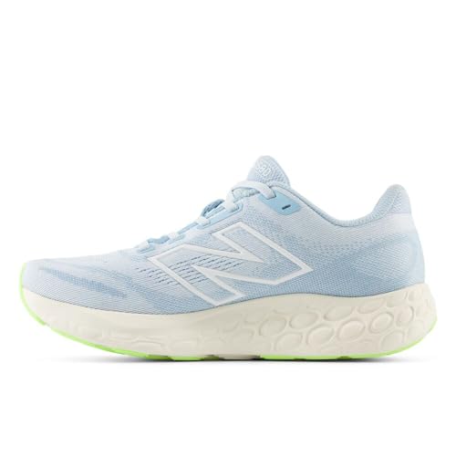 New Balance Women's Fresh Foam 680 V8 Running Shoe, Quarry Blue/Chrome Blue/Sea Salt, 6 W - alternate view 2