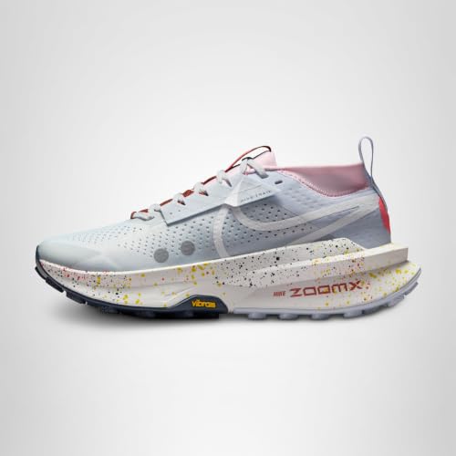 Nike Zegama 2 Women's Trail Running Shoes (FD5191-006, Pure Platinum/Football Grey/Pink Foam/White) Size 9.5