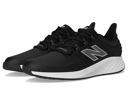 New Balance Golf Shoe Men's Fresh Foam ROAV Golf v2, Black/Grey 10.5 Medium