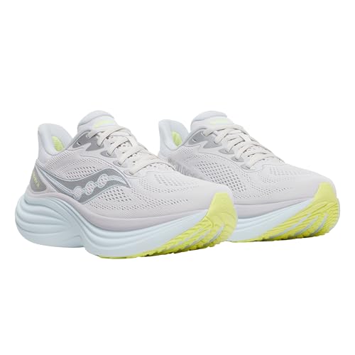 Saucony Women's Triumph 24 Sneaker, Fog/Ice Melt, 8