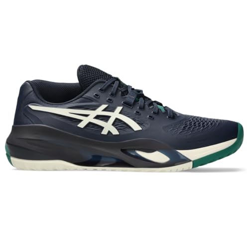 ASICS Men's Gel-Resolution X Tennis Shoes, 7.5, Midnight/Cream