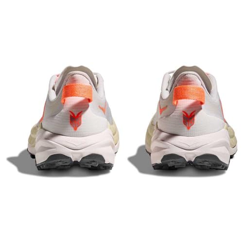 Hoka Women's Speedgoat 6 White/Neon Tangerine 7.5 Medium