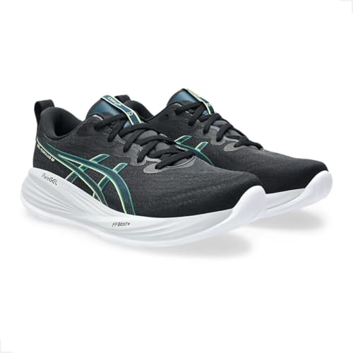 ASICS Men's Gel-Cumulus 27 Sneaker, Black Lucid Yellow, 10.5 US