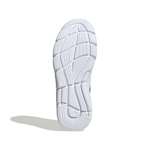 adidas Women's Cloudfoam Flex - Slounge, Black/White/Almost Pink, 9