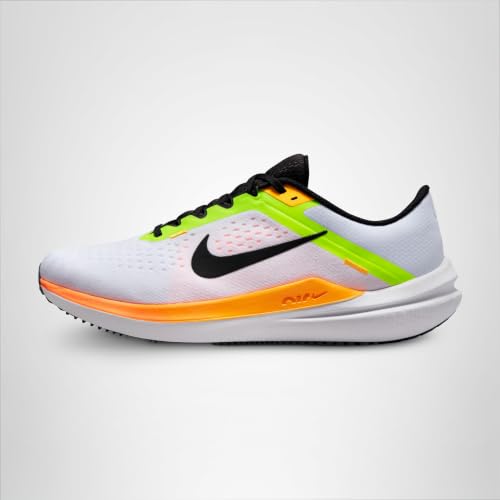 DV4022 Men's Sneakers/Sports Shoes, White Black Orange Yellow, 11 US