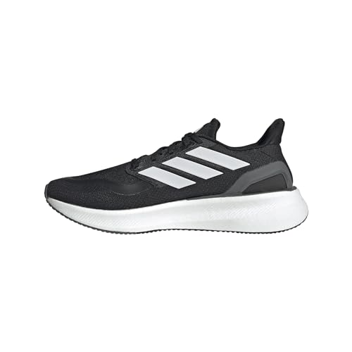 Adidas Men's Pureboost 5, Black/White/Grey, 11