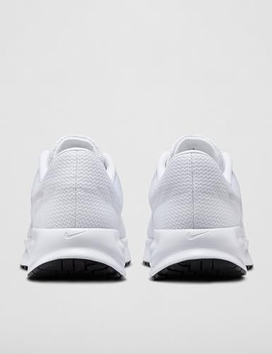 Nike Men's Run Defy Road Running Shoes, White/Pure Platinum-Black, 9