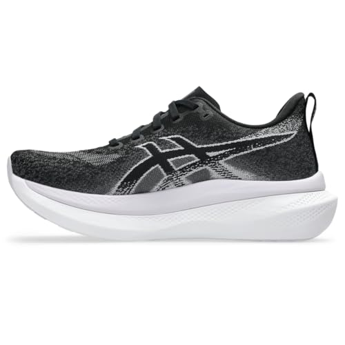 ASICS Women's GLIDERIDE MAX 2 Running Shoes, 8, Black/Lilac HINT