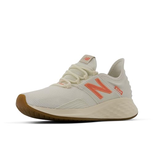 New Balance Women's Fresh Foam Roav V1 Running Shoe, Sea Salt/Flare/Permafrost, 6 M