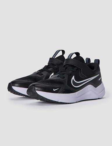 Nike Little Kid's Cosmic Runner Road Running Shoes, Black/White-Anthracite, 12C