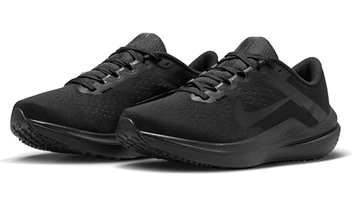 Nike Winflo 10 Road Running Shoe – Women's Running Shoes, Black Black Anthracite, 7.5 US