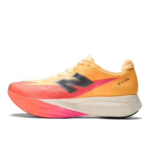 New Balance Mens FuelCell SuperComp Elite v5 Tangerine Heat/White Peach 10 Medium